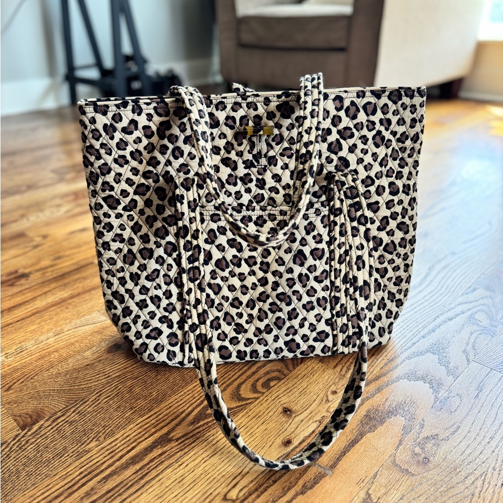 Vera Bradley Animal Print Tote (like new!)